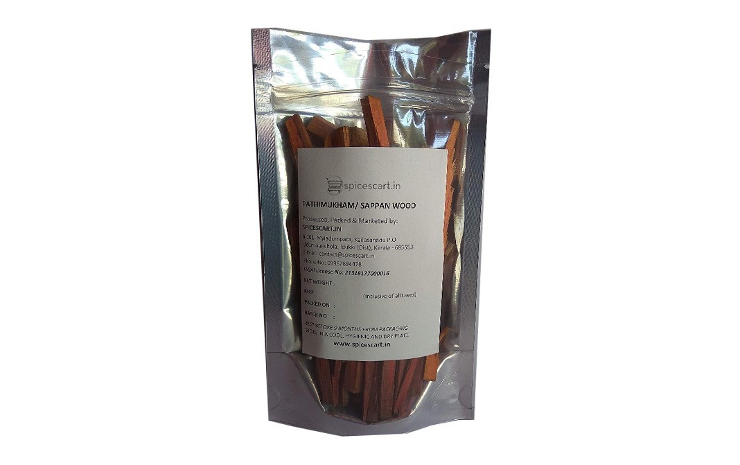 Spicescart.in Pathimukhan/Sappan Wood    Pack  100 grams
